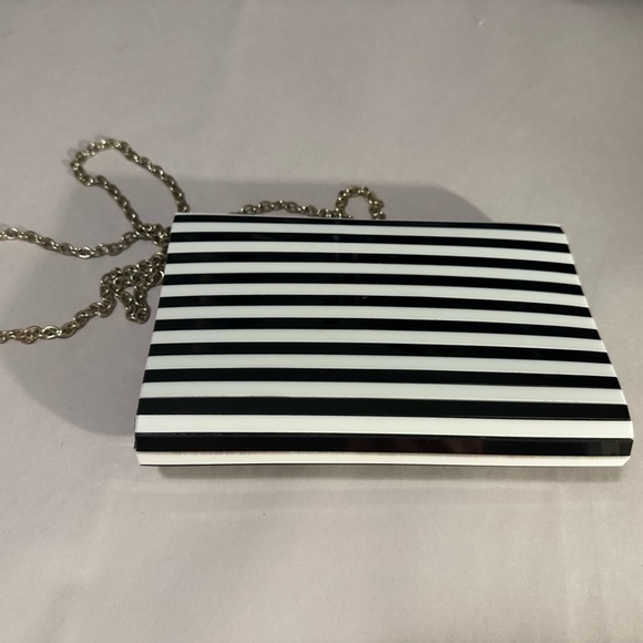 Funky Junque's Square Box Clutch Chain Strap Crossbody Purse Evening Handbag Bag - Picture 3 of 6